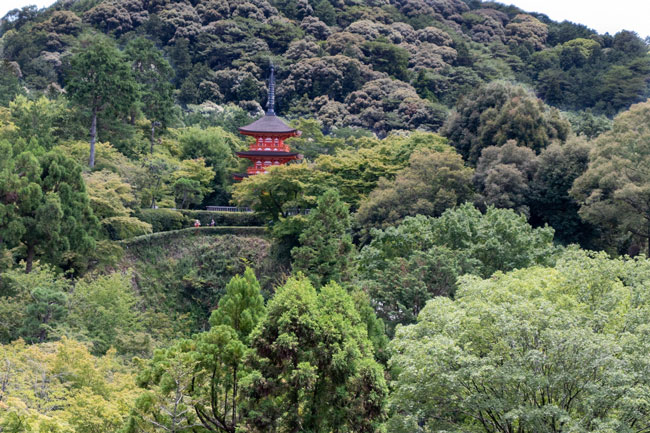 Kiyomizu dera tour à 3 étages