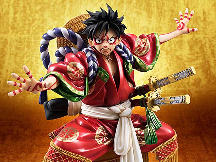 Luffy de One figurine Megahouse P.O.P Kabuki version